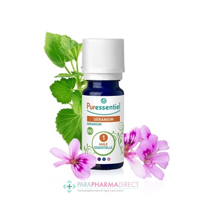 Puressentiel Huile Essentielle Géranium BIO 5 ml