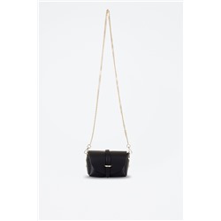 Bandolera de piel Aurora Negro