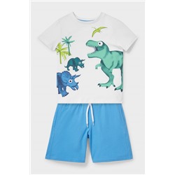 Set - Kurzarmshirt und Shorts - Bio-Baumwolle