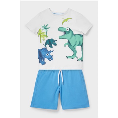 Set - Kurzarmshirt und Shorts - Bio-Baumwolle