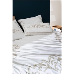Brun King Size Nevresim Takımı - Bej