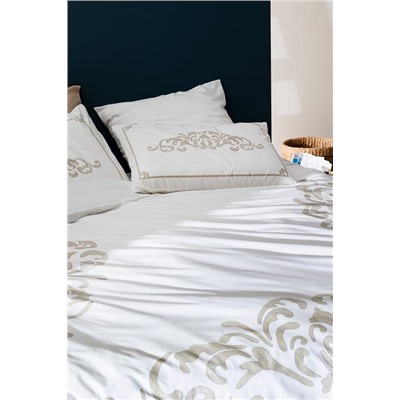 Brun King Size Nevresim Takımı - Bej