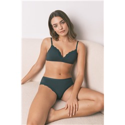 Sujetador triangular CHARMING encaje verde