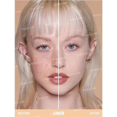 SKIN-FOCUS HIGH COVERAGE POWDER FOUNDATION-LINEN