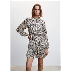 Vestido floral volantes