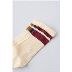 PACK OF THREE STRIPED SOCKS