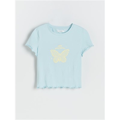 T-Shirt im Slim-Fit mit Druck