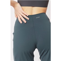 Pantalón wide leg cintura alta Azul petróleo