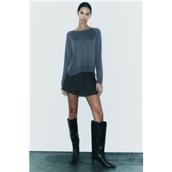 FEW ITEMS LEFT METALLIC THREAD KNIT SWEATER