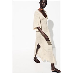 POINTELLE KNIT MAXI DRESS