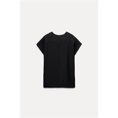 ZW COLLECTION FLOWING V-NECK TOP