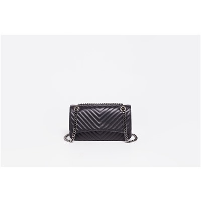 Bolso de piel Mnina Negro
