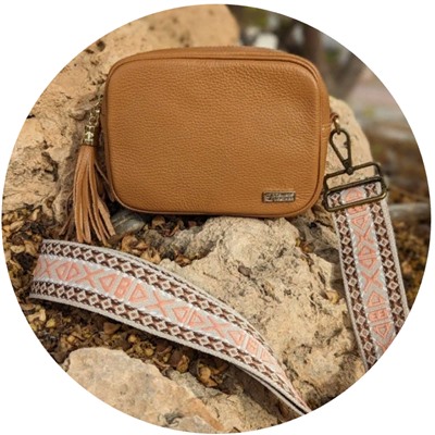 AB.Z · Pelle · 22-10/2Z (370) Camel - CINTURON BOLSOS (130)-7 (1) АКЦИЯ