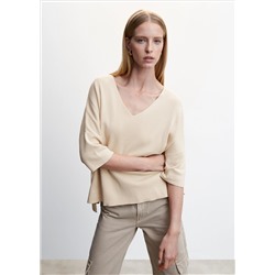 Jersey oversize manga tres cuartos