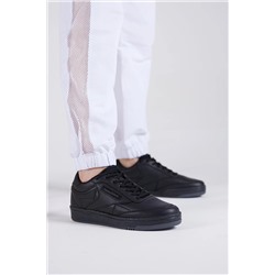 Tonny Black Siyah Cilt Unisex Sneaker TB107-0