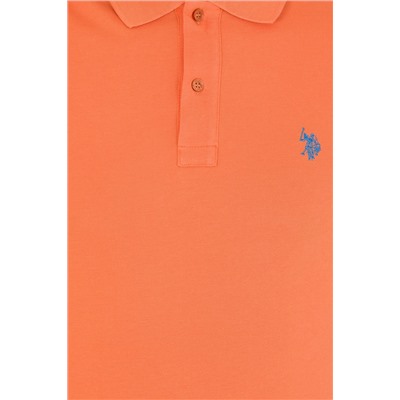 Erkek Kiremit Basic Polo Yaka Tişört