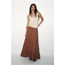 PANELLED LONG SKIRT