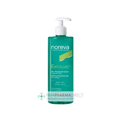 Noreva Exfoliac Gel Moussant Doux Peaux à Imperfections 400ml