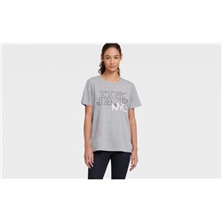 LOGO TEE WITH SEQUIN NYC EMBROIDERY