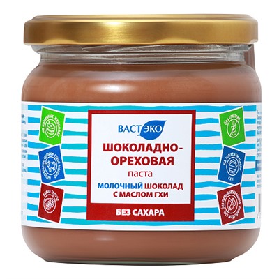 Паста шоколадно-ореховая "Молочный шоколад", с маслом ГХИ