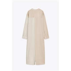 STRIPED SHIRT DRESS ZW COLLECTION