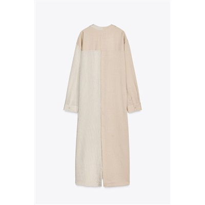 STRIPED SHIRT DRESS ZW COLLECTION