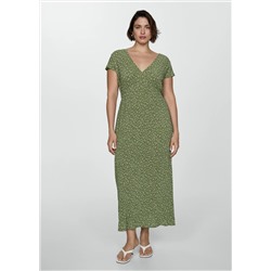 Vestido estampado textura