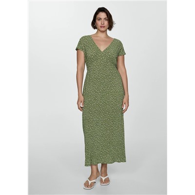 Vestido estampado textura