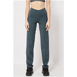 Pantalón wide leg cintura alta Azul petróleo