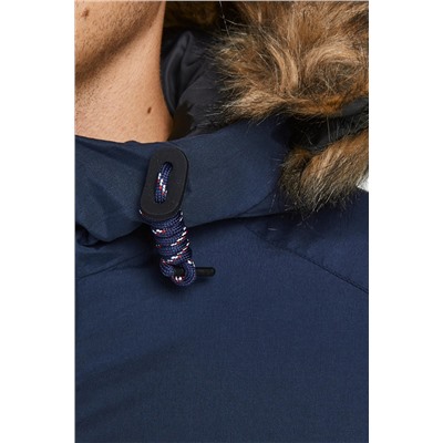 Chaqueta con capucha Azul marino
