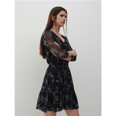 Kleid mit zartem Druck
