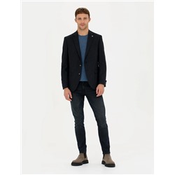 Lacivert Ekstra Slim Fit Blazer Ceket