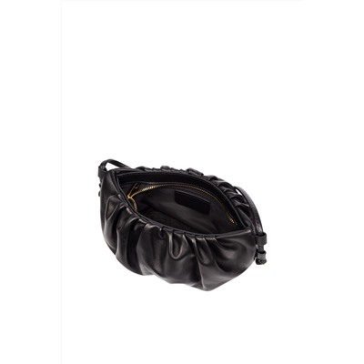 Bandolera de piel ovina - Negro
