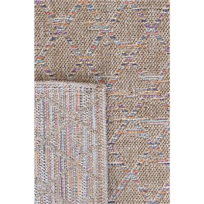 Dimanche Halı - Renkli - 80x150 cm