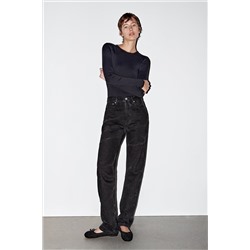 ZW COLLECTION RELAXED MID-RISE JEANS