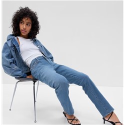 Mid Rise Classic Straight Jeans