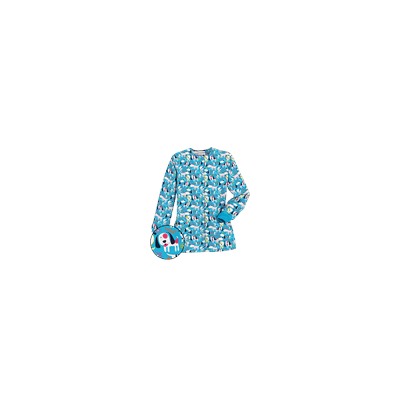 UA Puppy Love Turquoise Warm Up Scrub Jacket