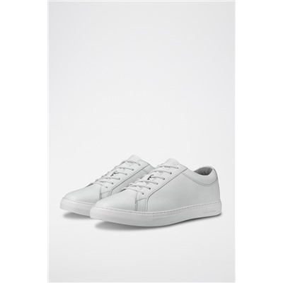 Zapatillas de piel Blanco