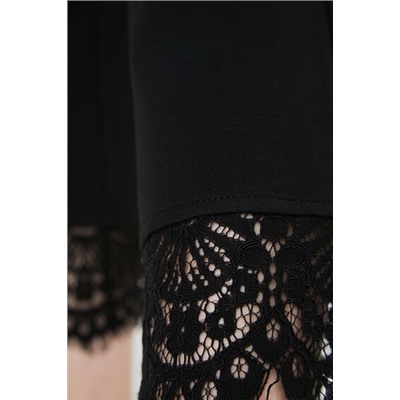 Legging slim encaje