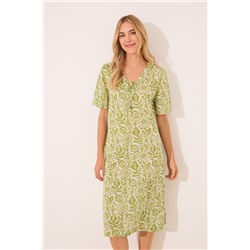 Camisón floral algodón estampado