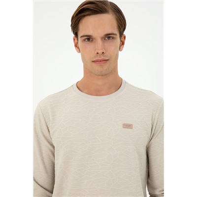 Erkek Taş Sweatshirt