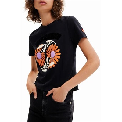Camiseta "Save Nature" flores
