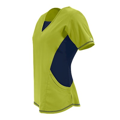 Butter-Soft Scrubs by UA™ New & Improved V-Neck Top with Stretch Panels