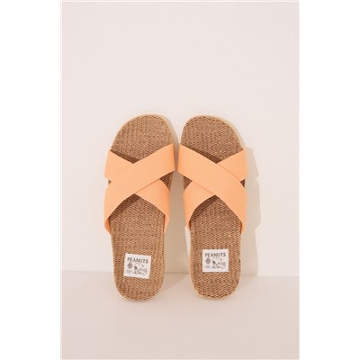 Sandalias rafia tiras cruzadas