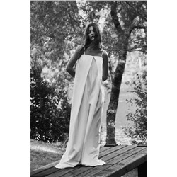 LINEN BLEND JUMPSUIT