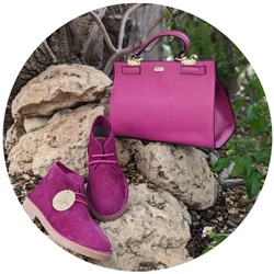 AB.Z. SAFARY MAGENTA+Ab.Zapatos PELLE Birkin/2 (720) fuxia АКЦИЯ