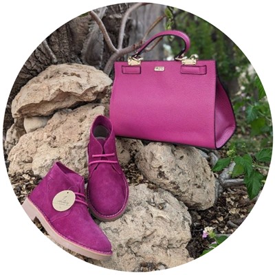 AB.Z. SAFARY MAGENTA+Ab.Zapatos PELLE Birkin/2 (720) fuxia АКЦИЯ