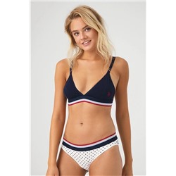 U.S. Polo Assn. Kadın Lacivert Büstiyer Slip Takım PO66L25O3