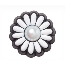 Flower with Pearl Center Jibbitz™ Charms