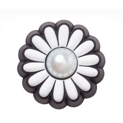 Flower with Pearl Center Jibbitz™ Charms